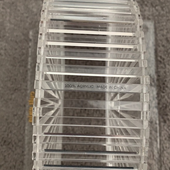 Cult Gaia clear/acrylic top handle clutch - Picture 6 of 6